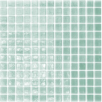 Emaux de verre vert clair 33.5x33.5 cm Togama Niebla menta - Paquet 2 m2