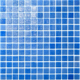Emaux de verre bleu 33.5x33.5 cm Togama Niebla azul - Paquet 2 m2