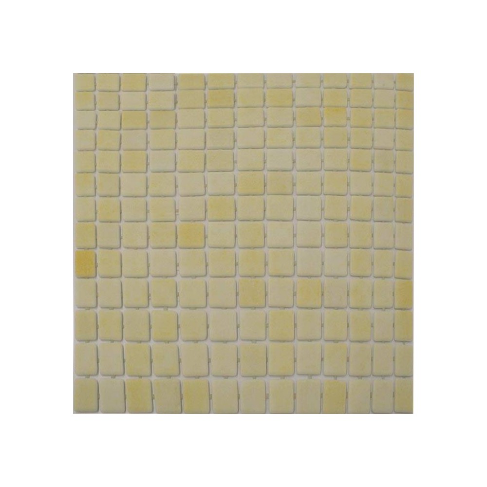 Emaux de verre jaune antidérapant 33.5x33.5 cm Togama Silk 214 - Paquet 2 m²