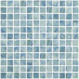Mosaique piscine bleu vert 31.6x31.6 cm Mosavit - Paquet 1m²