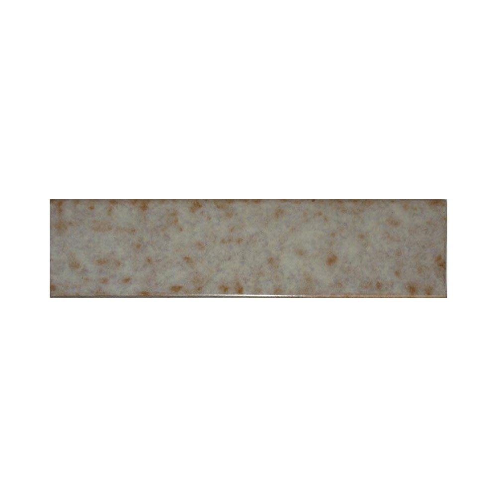 Plinthe Bieffe Battisco grés émaillé blanc marron 8x30 - La pièce 
