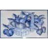 Décor carrelage Frutteto bleu 20x30 Prime Ceramiche - La pièce 