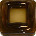 Brique de verre marron 19.5x19.5 Ep. 3 cm - La pièce
