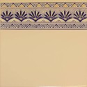 Décor blanc fleurs bleu Talavera 20x20 Grespania - La pièce
