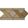 Frise triangle beige 33,3x16,5 Grès cérame - Lot 2 pièces 