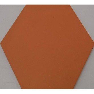 Tomette hexagonale 12x14 cm - La pièce