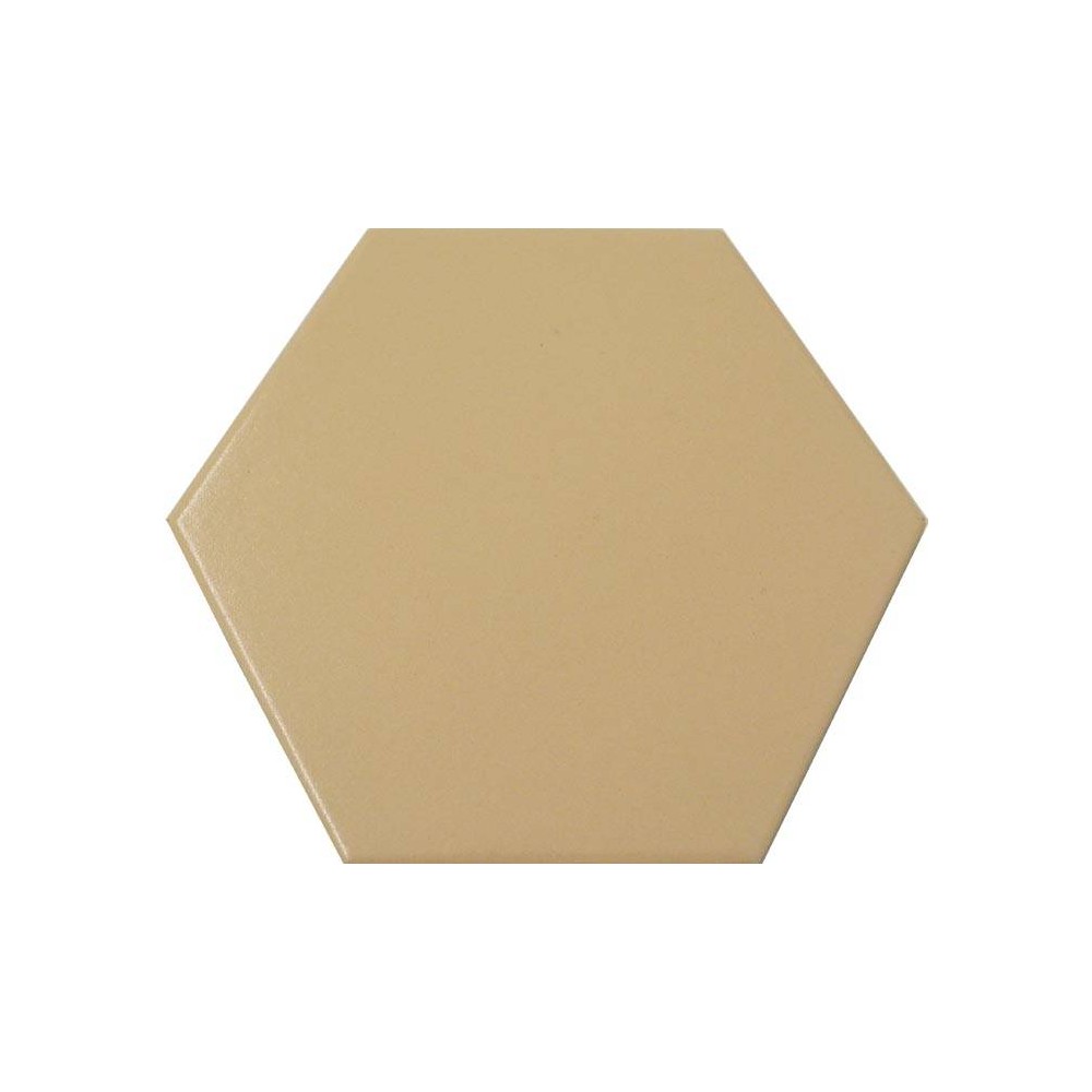 Carrelage hexagonal beige 13,2x15,2 Tomette - La piece