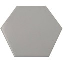 Carrelage hexagonal gris 13.2x15.2 Tomette - La piece