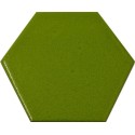Carrelage hexagonal vert 13.2x15.2 Tomette - La piece