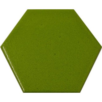 Carrelage hexagonal vert 13,2x15,2 Tomette - La piece