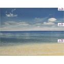 Carrelage plage bleu 60x60 - La pièce