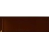 Carrelage marron brillant Métro biseauté 10x30 cm Ceramica Ribesalbes – Lot 5 pièces