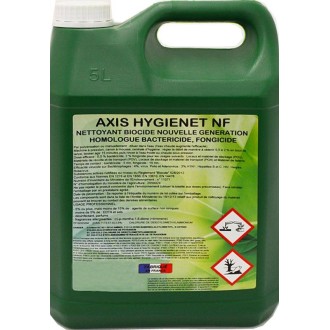 Nettoyant dégraissant bactéricide fongicide virucide Axis Hygienet – Bidon 5 litres