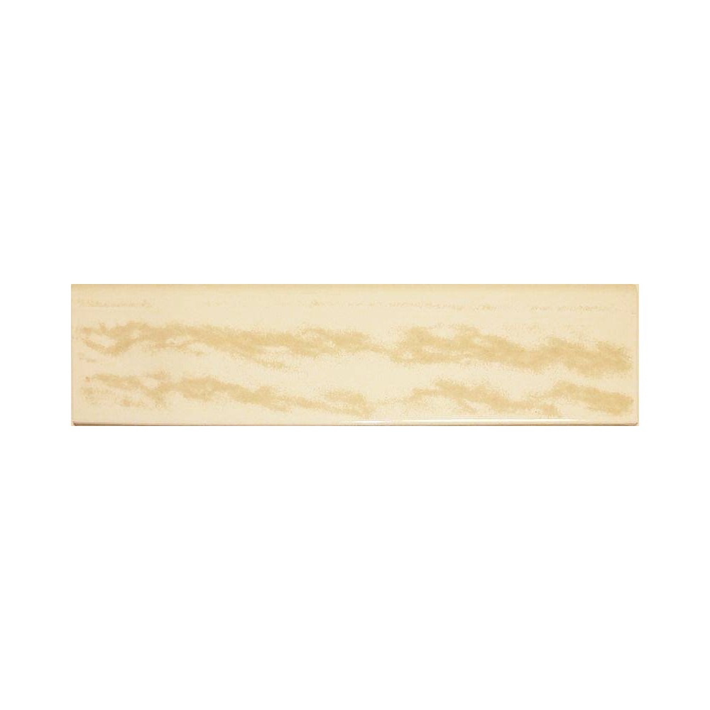 Plinthe Batiscopa grés émaillé blanc sable brillant 8x40 - La pièce 