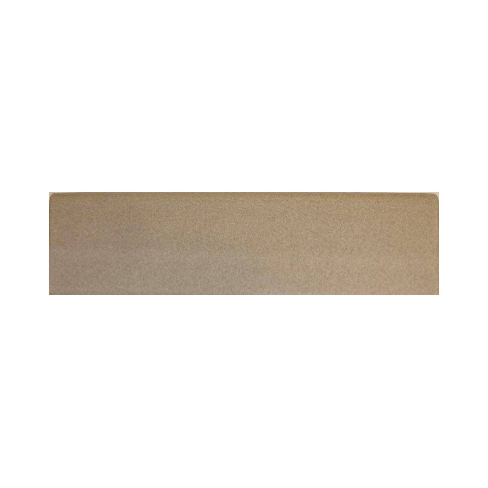 Plinthe gris beige brillant grès émaillé 8x30 Ischia - La pièce
