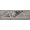 Listel vagues gris 20x7 Carrara Decocer - La pièce