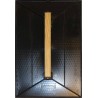 Taloche rectangulaire 42X28 cm plastique noir Taliaplast Ref. 300401