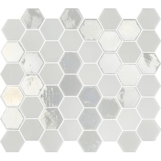 Mosaique hexagonale blanc tomette 32x27 cm Togama Sixties – Paquet 1 m²