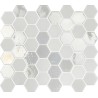 Mosaique hexagonale blanc tomette 32x27 cm Togama Sixties – Paquet 1 m²