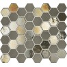 Mosaique hexagonale gris taupe tomette 32x27 cm Togama Sixties – Paquet 1 m²