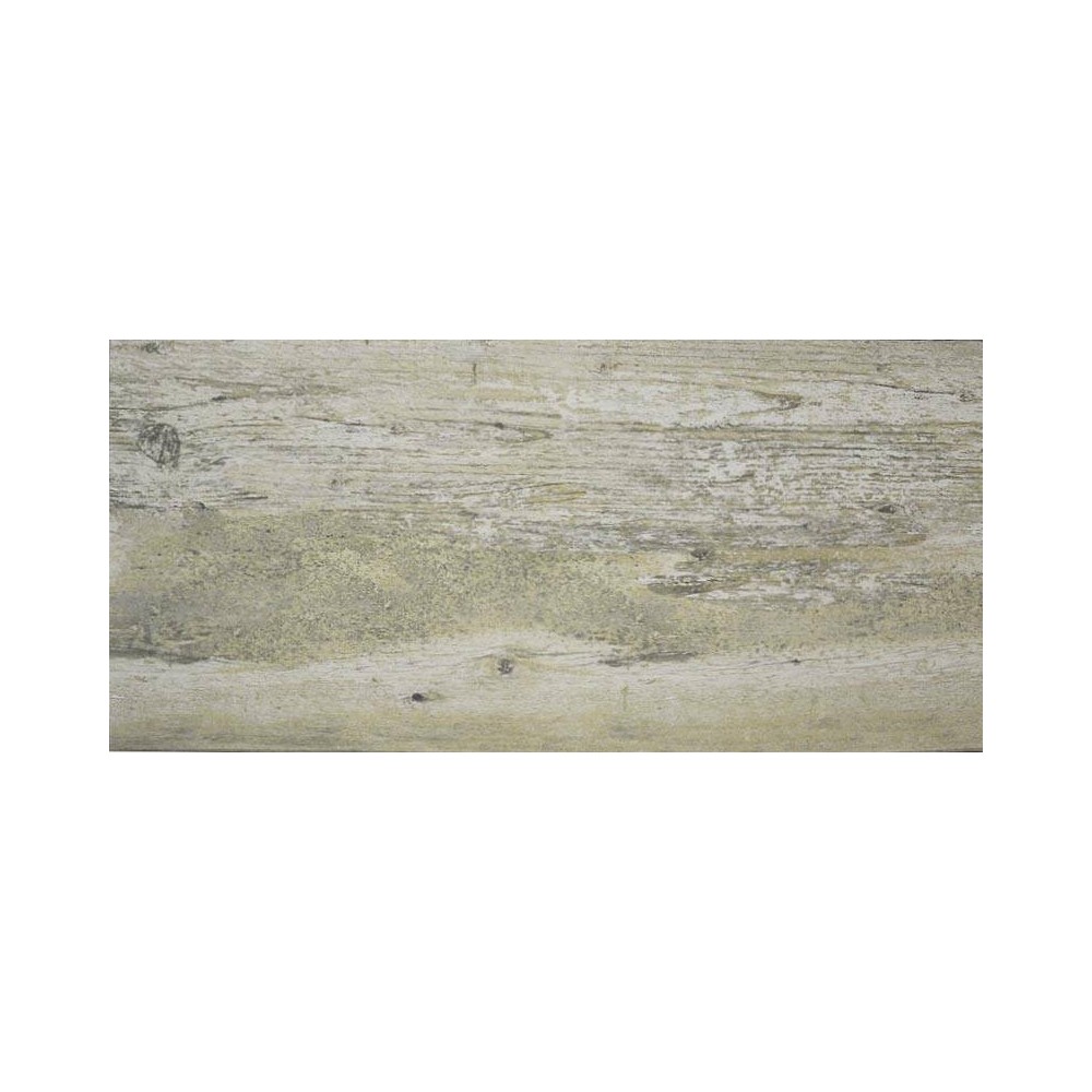 Carrelage beige patiné antidérapant imitation bois 62.5x31 Gresmanc Volga - Paquet 1.16 m²