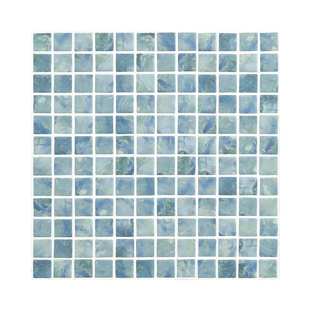 Mosaique piscine bleu vert 31.6x31.6 cm Mosavit - Paquet 1m²