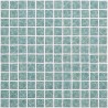 Mosaique piscine vert vagues 31.6x31.6 cm Mosavit - Paquet 1m²