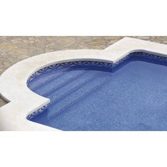 Mosaique piscine bleu méditerranée 31.6x31.6 cm Mosavit - Paquet 2 m²