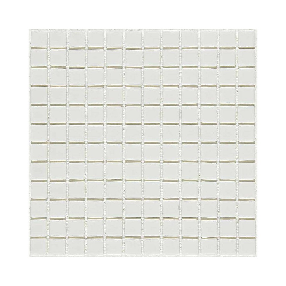 Mosaique piscine blanc 31.6x31.6 cm Mosavit - Paquet 2 m²