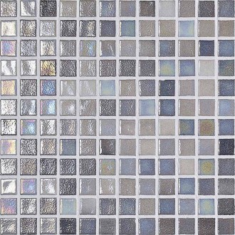 Mosaique gris nacré 31.6x31.6 cm Mosavit Iridis - Paquet 1 m²