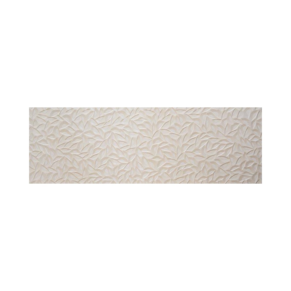 Carrelage beige mate decor feuilles 30x90 Magnetic - Paquet 1.08 m2