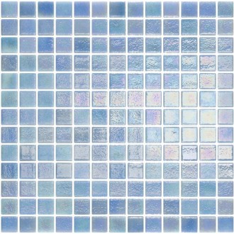 Emaux de verre bleu nacré 33.5x33.5 cm Togama G322 - Paquet 2 m2