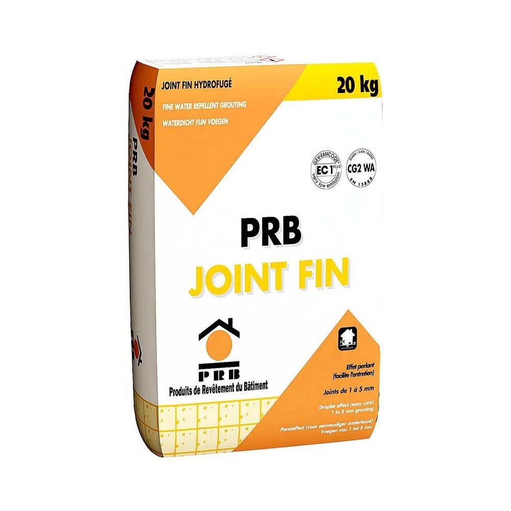 Joint fin gris carrelage Prb - Sac 20 kg