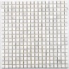 Mosaique mur / sol carré marbre carrare blanc 30x30 cm Mat Inter – La Plaque