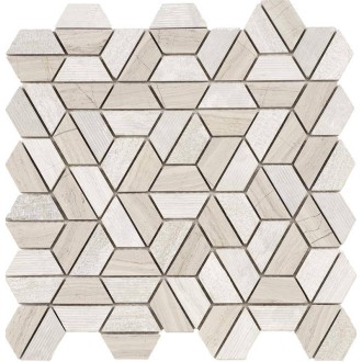 Mosaique mur / sol Hexagone marbre gris beige 30x30 cm Mat Inter – La Plaque