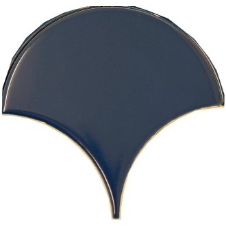 Faience écaille bleu marine 12.5x6.3 cm Estilker Mystic – Paquet 48 carreaux