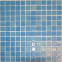 Mosaïque piscine bleu 32x32 cm Emaux - Paquet 2m2