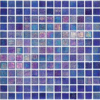 Emaux de verre bleu foncé nacré 33.5x33.5 cm Togama G325 - Paquet 2 m2