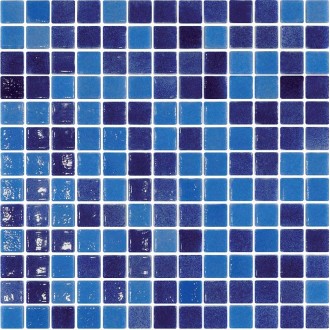 Emaux de verre bleu 33.5x33.5 cm Togama Turquesa - Paquet 2 m2