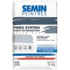 Enduit Rebouchage extérieur blanc Finex System Semin A00544 – Sac 15 kg