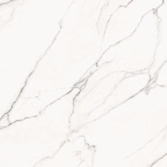 Carrelage blanc marbré 120x120 Ktl Ceramica Aston white - Paquet 1.41 m2