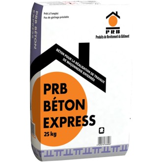 Béton express à prise rapide Prb - Sac 25 KG