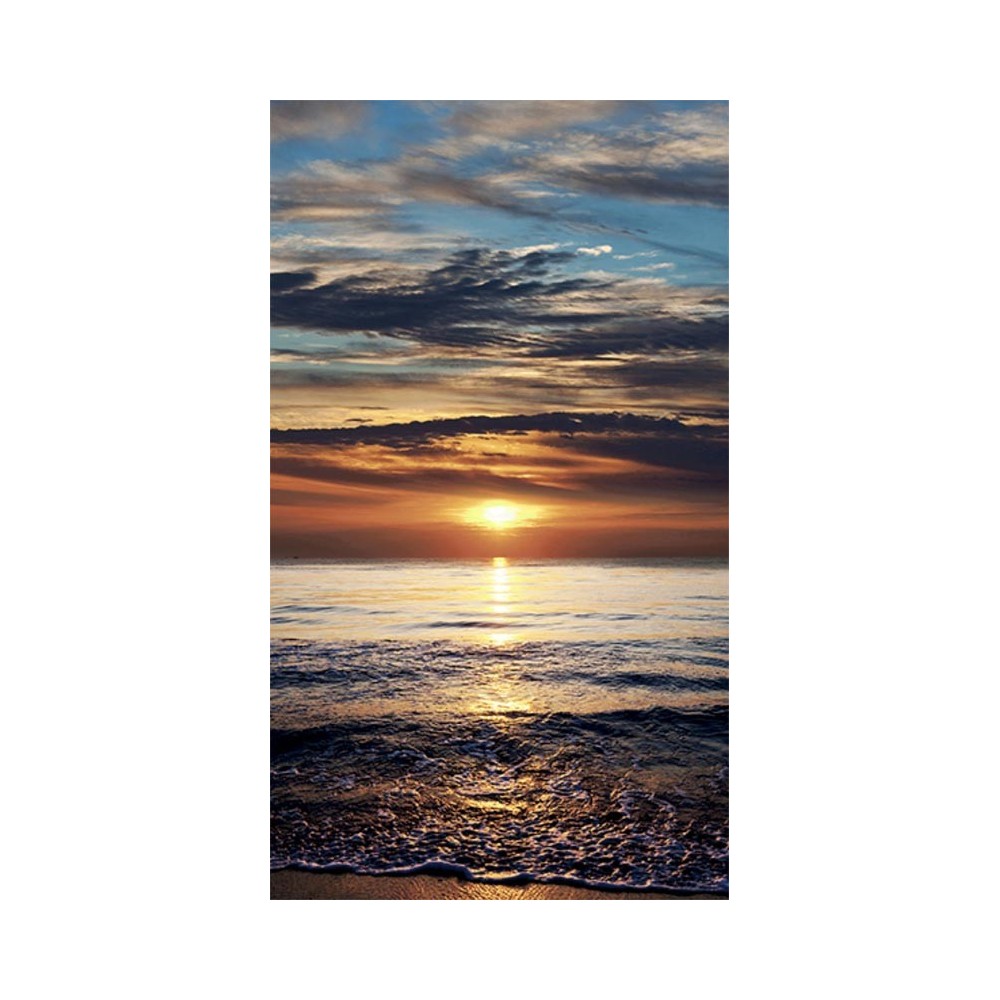 Carrelage coucher de soleil plage 100x60 cm - Le décor