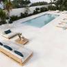 carrelage piscine antiderapant beige imitation pierre 60x60 ceramica mayor stromboli light paquet 1.44 m2