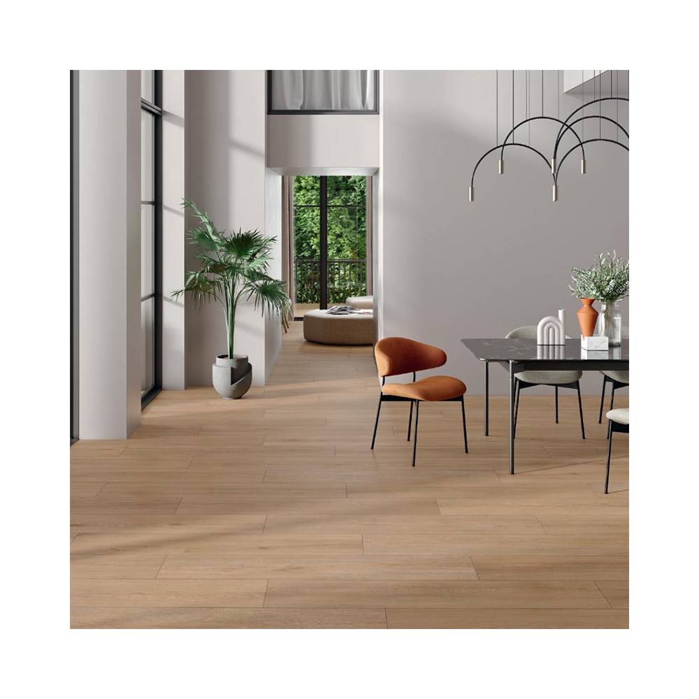 carrelage imitation bois miel 23x120 ktl ceramica nordby honey paquet 1.08 m2