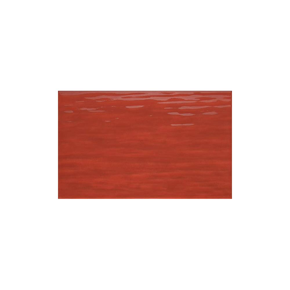 carrelage rouge brillant 25x40 pasicos ceramica sunshine red paquet 1 m2