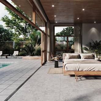 carrelage gris 120x120 exagres bedford pearl paquet 1.44 m2