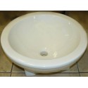 Vasque ronde blanc à poser 50 cm