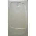 Receveur de douche extra plat rectangulaire acrylique blanc 170x73 cm