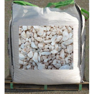 Big bag de gravier blanc / rose 1,6 tonne 